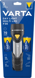 Day Light Multi LED F30 Negro, Plata, Amarillo Linterna de mano