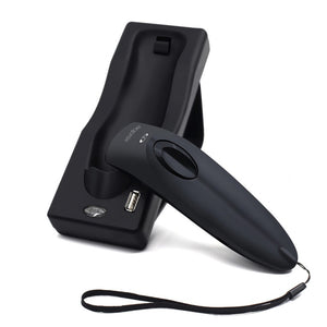appLS10 Lector de códigos de barras portátil 1D/2D CMOS Negro