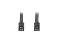 CA-SASA-14CU-0050-BK cable de SATA 0,5 m SATA 7-pin Negro