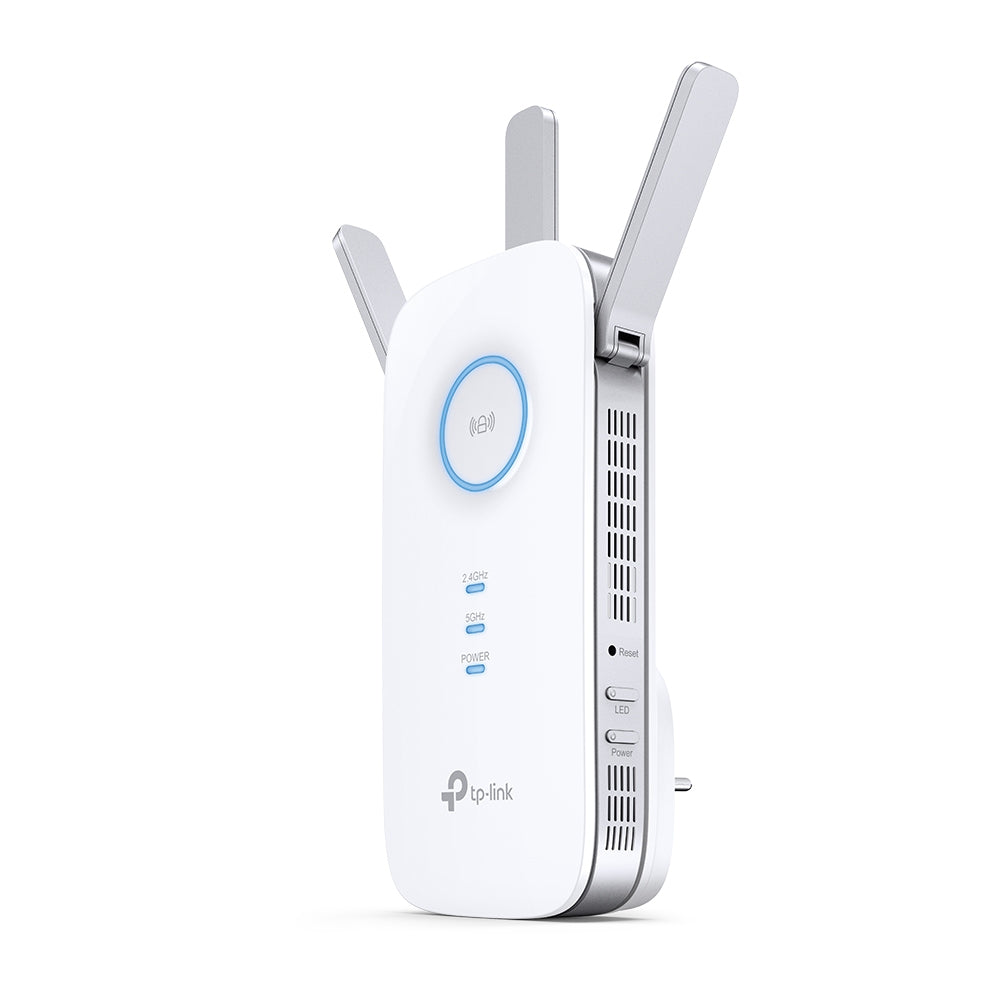 RE550 ampliador de red Transmisor y receptor de red Blanco 10, 100, 1000 Mbit/s