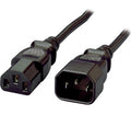 112100 Negro 1,8 m C13 acoplador C14 acoplador