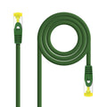 Cable de red latiguillo RJ45 LSZH Cat.6A SFTP AWG26, Verde, 1.0 m