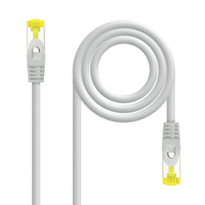 Cable de red latiguillo RJ45 LSZH Cat.6A SFTP AWG26, Gris, 15 m
