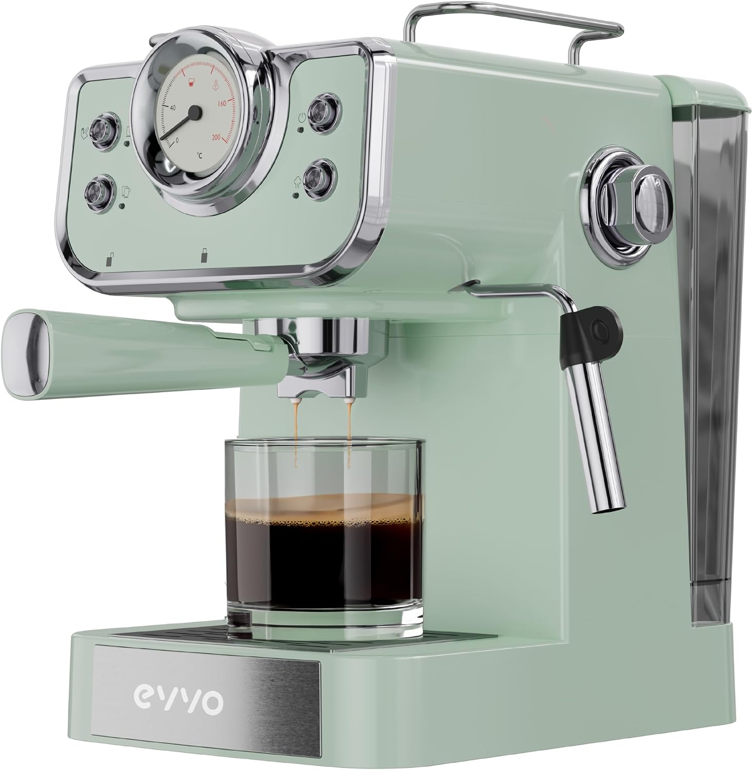 Cafetera Espresso EVVO Intensa Retro Verde