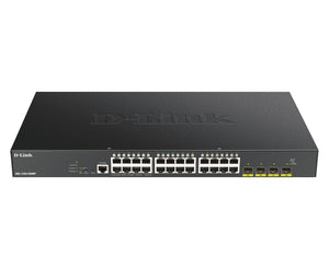 DGS-1250-28XMP Gestionado L3 Gigabit Ethernet (10/100/1000) Energía sobre Ethernet (PoE) Negro