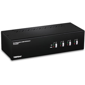 TK-440DP interruptor KVM Negro, Plata