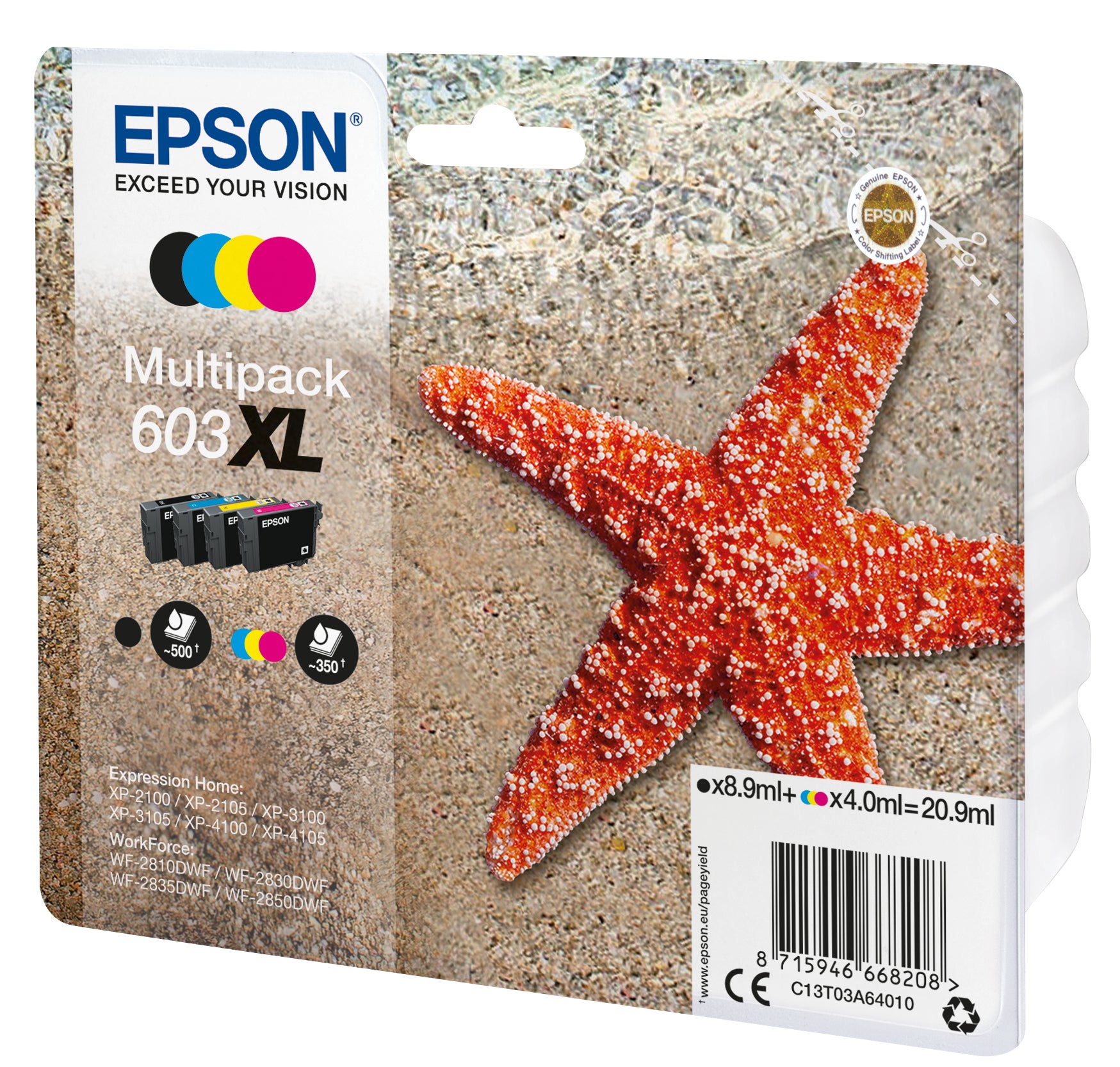 Multipack 4-colours 603XL Ink