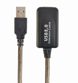 USB A/USB A M/F 10m cable USB USB 2.0 Negro