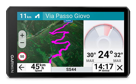 zumo XT3 navegador Fijo 11,9 cm (4.7") TFT Pantalla táctil 190 g Negro
