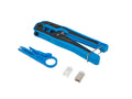 NT-0303 crimpadora Juego de herramientas Negro, Azul