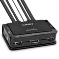 42344 interruptor KVM Montaje en rack Negro