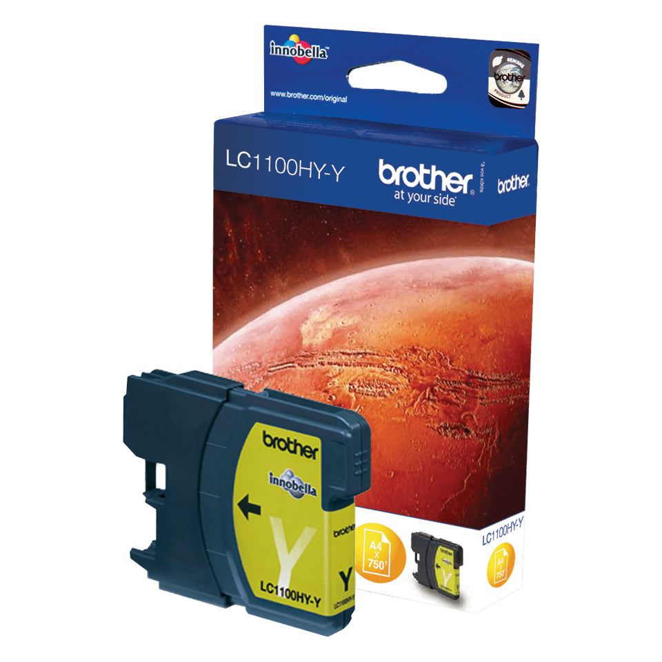 LC1100HYY cartucho de tinta 1 pieza(s) Original Alto rendimiento (XL) Amarillo