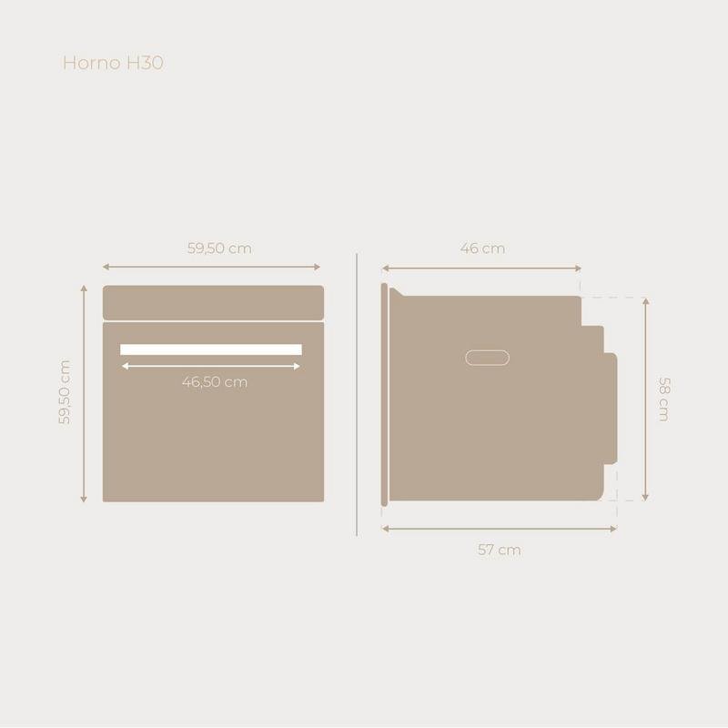 Horno EVVO H30 Pyro Black