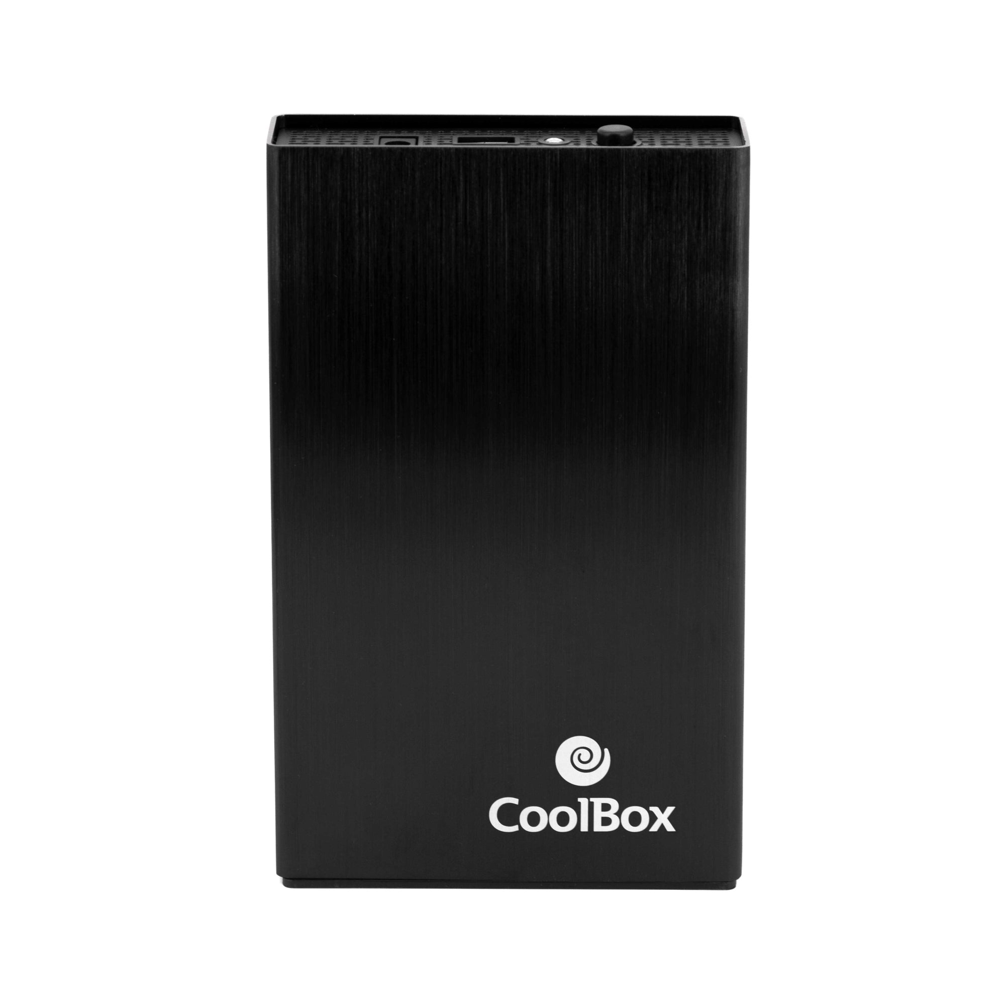 CAJA/CARCASA HDD 3.5" SCA-3533 USB3.2 GEN1 ALUMINIO NEGRO