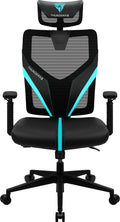 YAMA1 Silla para videojuegos universal Negro, Azul