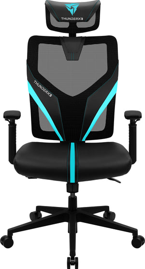 YAMA1 Silla para videojuegos universal Negro, Azul