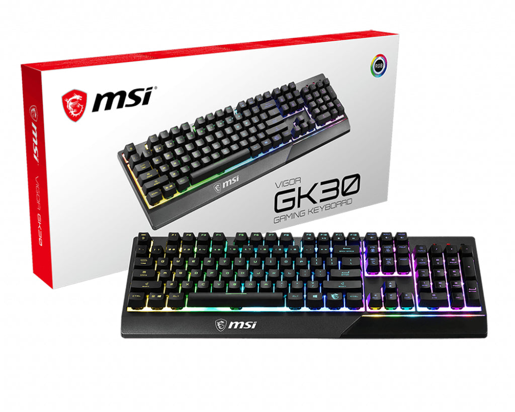 Vigor GK30 teclado Juego USB QWERTY Español Negro