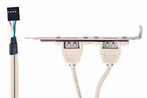 Bracket conexión doble USB a placa base