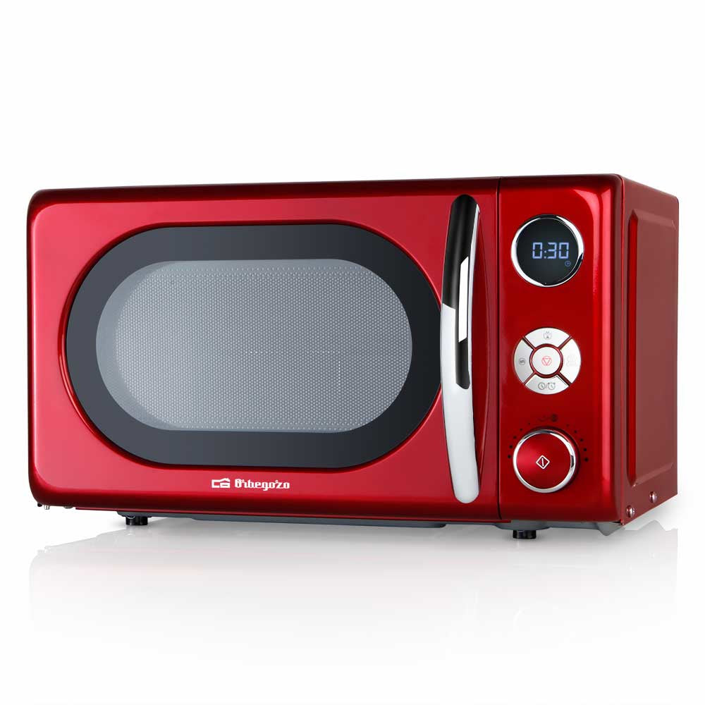 MIG 2042 microondas Encimera Microondas combinado 20 L 700 W Negro, Rojo
