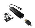 HUB 5 PUERTOS USB 3.0 TYPE C NEGRO APPROX