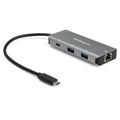 Hub Ladrón USB C con Puerto de Red Ethernet Gigabit RJ45 GbE - Concentrador USB Tipo C USB 3.2 Gen 2 de 10Gbps con 2 Puertos USB-A y 1 Puerto USBC - Alimentado por el Bus USB - de Aluminio - Funciona con Thunderbolt 3