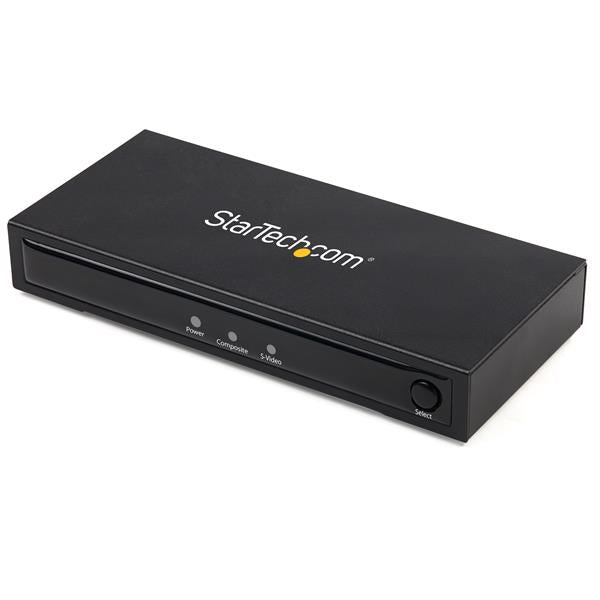 Conversor Adaptador de Vídeo Compuesto o S-Video a HDMI con Audio - 720p - NTSC y PAL