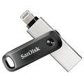 00183588 unidad flash USB 128 GB USB Type-A / Lightning 3.2 Gen 1 (3.1 Gen 1) Negro, Plata