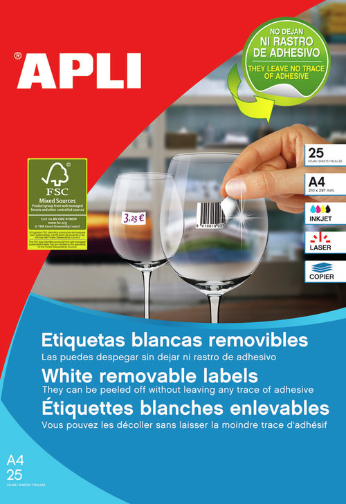 10197 etiqueta de impresora Blanco Etiqueta para impresora autoadhesiva