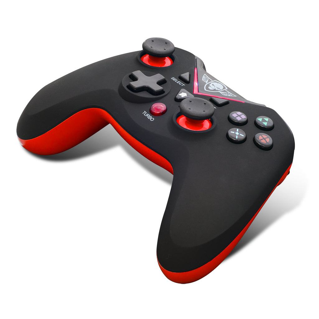 SOG-RFXGP mando y volante Negro, Rojo USB Gamepad Analógico/Digital PC, Playstation 3