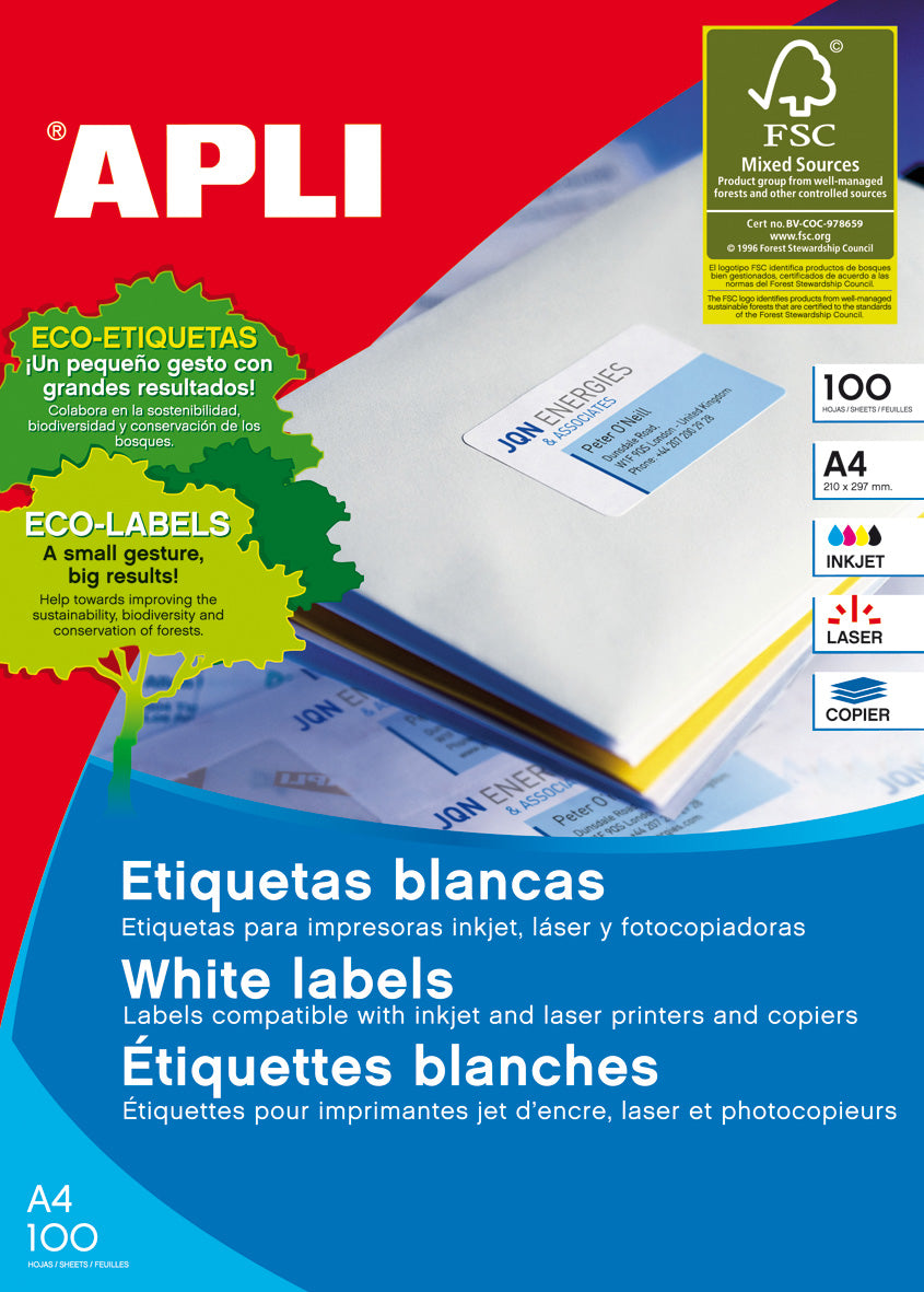 01271 etiqueta de impresora Blanco