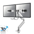 NM-D775DXSILVER Brazo de monitor 10-32" - resorte de gas - Topfix - Tope-a-180°