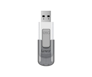 JumpDrive V100 unidad flash USB 128 GB USB tipo A 3.2 Gen 1 (3.1 Gen 1) Gris, Blanco