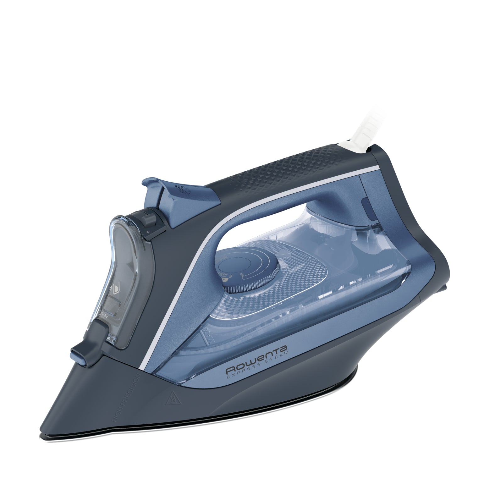 DW4308 Plancha a vapor Suela Microsteam 300 Láser 2500 W Azul, Blanco