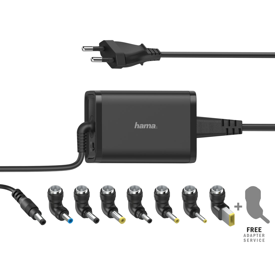 Cargador universal portátil 8 adapt. de 15-19V/45W