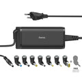 Cargador universal portátil con 8 adaptadores de 15-19V/90W, Color negro