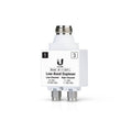 AF-11-DUP-L adaptador de fibra óptica 1 pieza(s) Plata, Blanco
