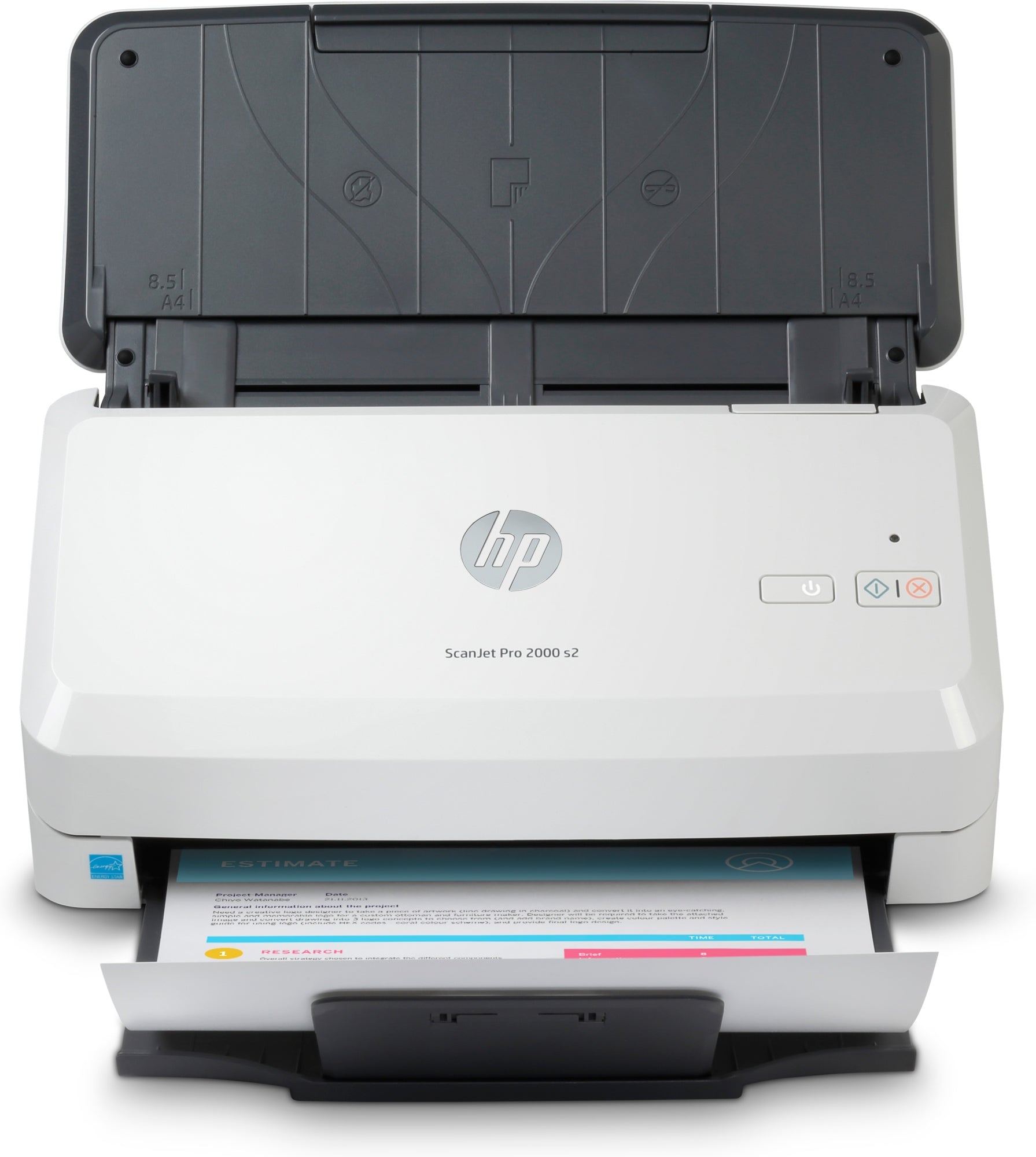 ScanJet Pro 2000 s2 Escáner alimentado con hojas 600 x 600 DPI A4 Negro, Blanco