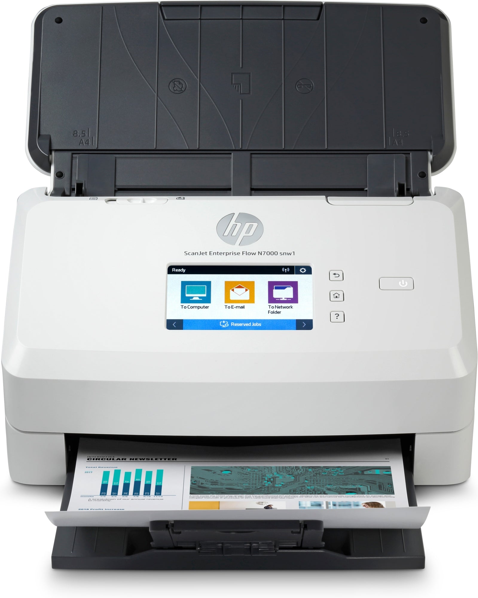 ScanJet Enterprise Flow N7000 snw1 Escáner alimentado con hojas 600 x 600 DPI A4 Blanco