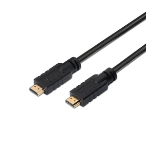 Cable HDMI V2.0 Premium alta velocidad / HEC 4k@60Hz 18Gbps con repetidor, A/M-A/M, Negro, 15 m