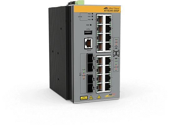 AT-IE340-20GP-80 Gestionado L3 Gigabit Ethernet (10/100/1000) Energía sobre Ethernet (PoE) Gris
