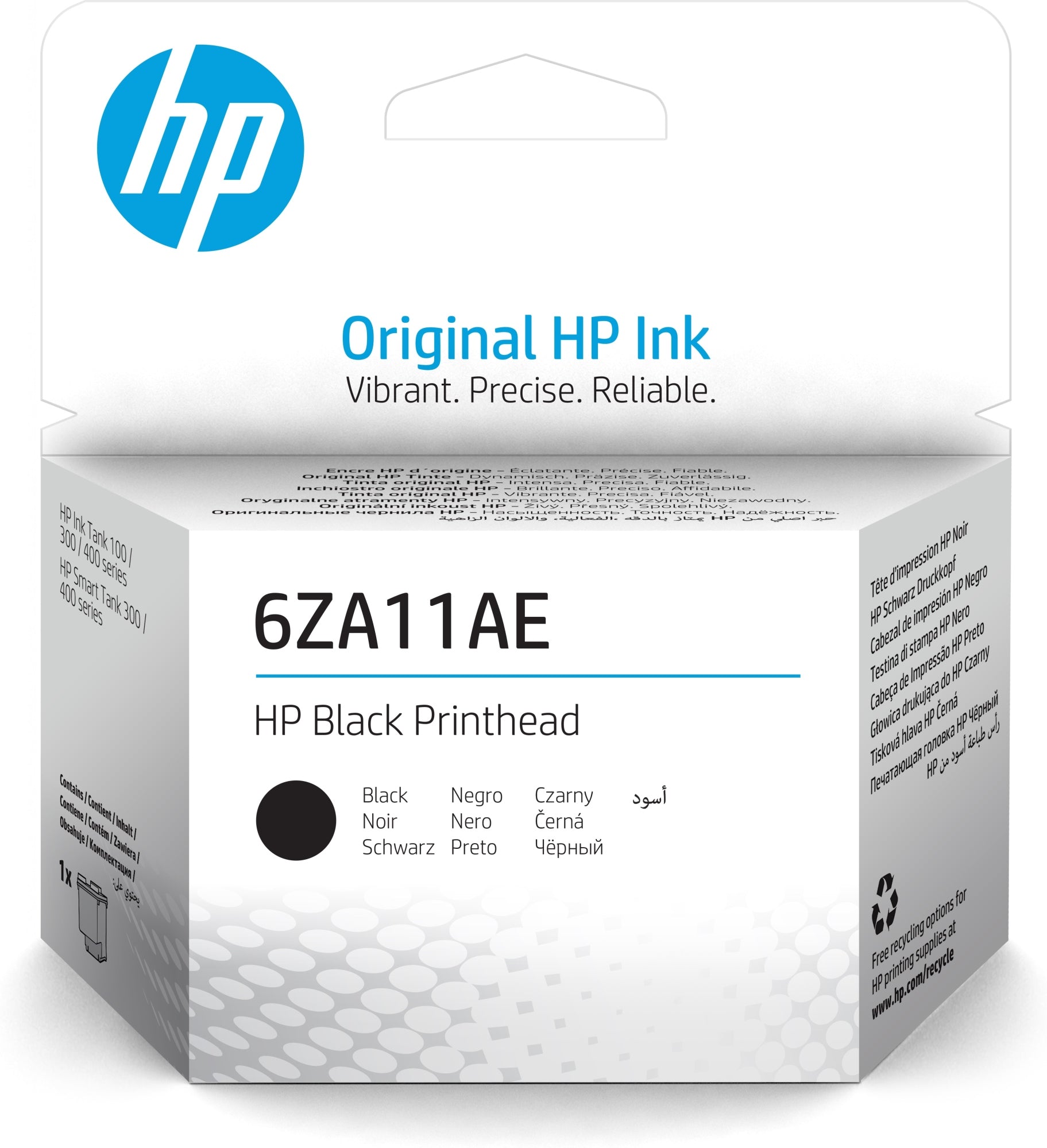 Cabezal de impresión 6ZA11AE negro