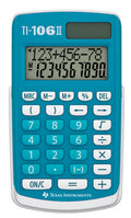 TI 106-II calculadora Bolsillo Calculadora básica Azul, Blanco