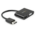 Adaptador DisplayPort a HDMI VGA - Dongle Convertidor DisplayPort 1.2 HBR2 a HDMI 2.0 (4K 60Hz) o VGA 1080p - Adaptador DP a Monitor HDMI o VGA - Adaptador de Vídeo Digital