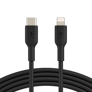 CAA003BT1MBK cable de conector Lightning 1 m Negro
