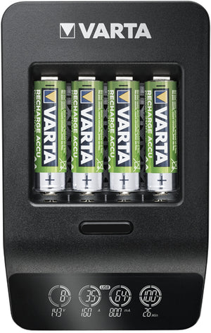 LCD SMART CHARGER+ cargador de batería Pilas de uso doméstico Corriente alterna