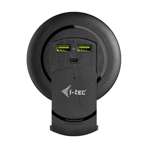 Built-in Desktop Fast Charger, USB-C PD 3.0 + 3x USB 3.0 QC3.0, 96 W