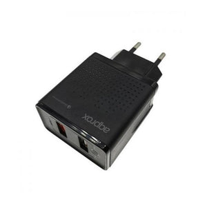 APPUSBWALLQC cargador de dispositivo móvil Negro Interior