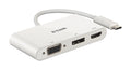 DUB-V310 base para portátil y replicador de puertos Alámbrico USB 3.2 Gen 1 (3.1 Gen 1) Type-C Blanco