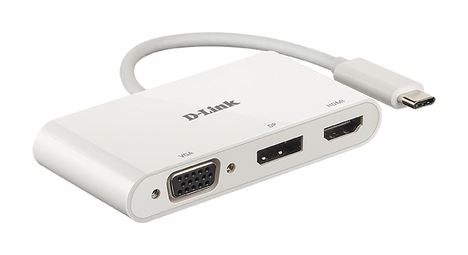 DUB-V310 base para portátil y replicador de puertos Alámbrico USB 3.2 Gen 1 (3.1 Gen 1) Type-C Blanco