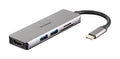 DUB-M530 base para portátil y replicador de puertos Alámbrico USB 3.2 Gen 1 (3.1 Gen 1) Type-C Aluminio